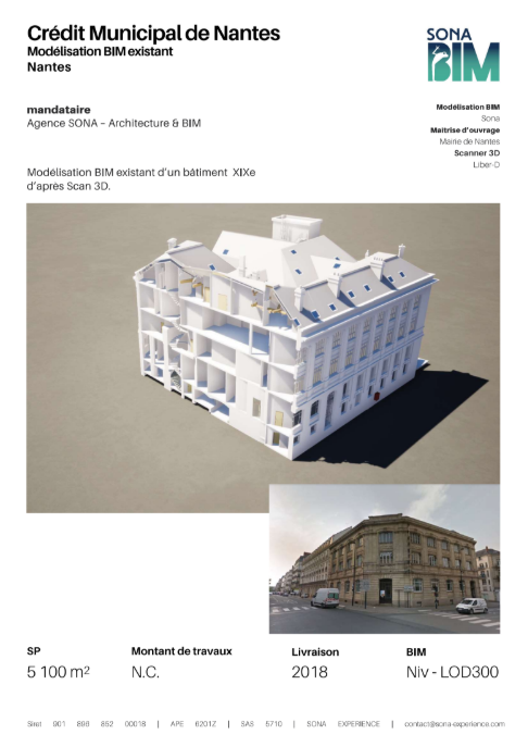 Aperçu de la réalisation Crédit Municipal de Nantes